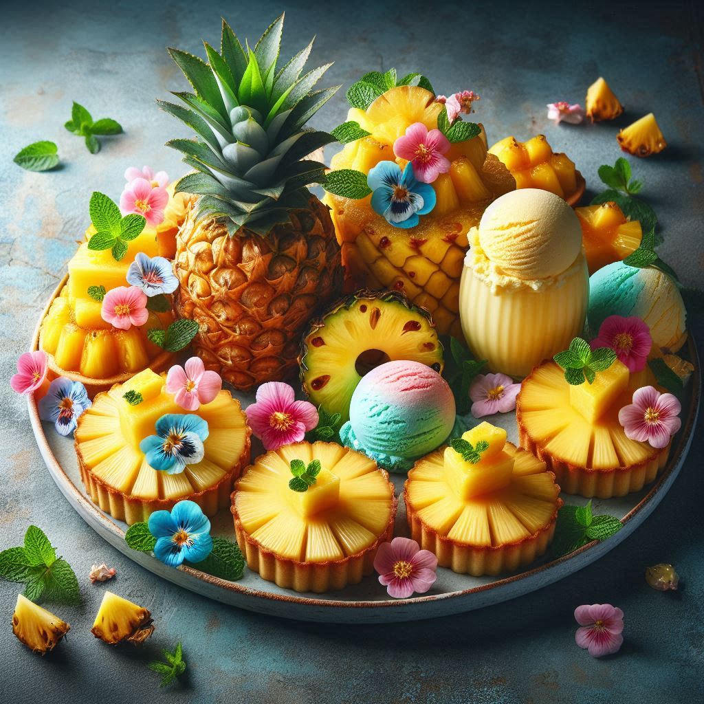 Quick and easy pineapple desserts