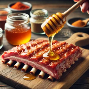 Is honey a good binder for ribs?
