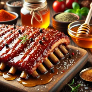 Is honey a good binder for ribs?
