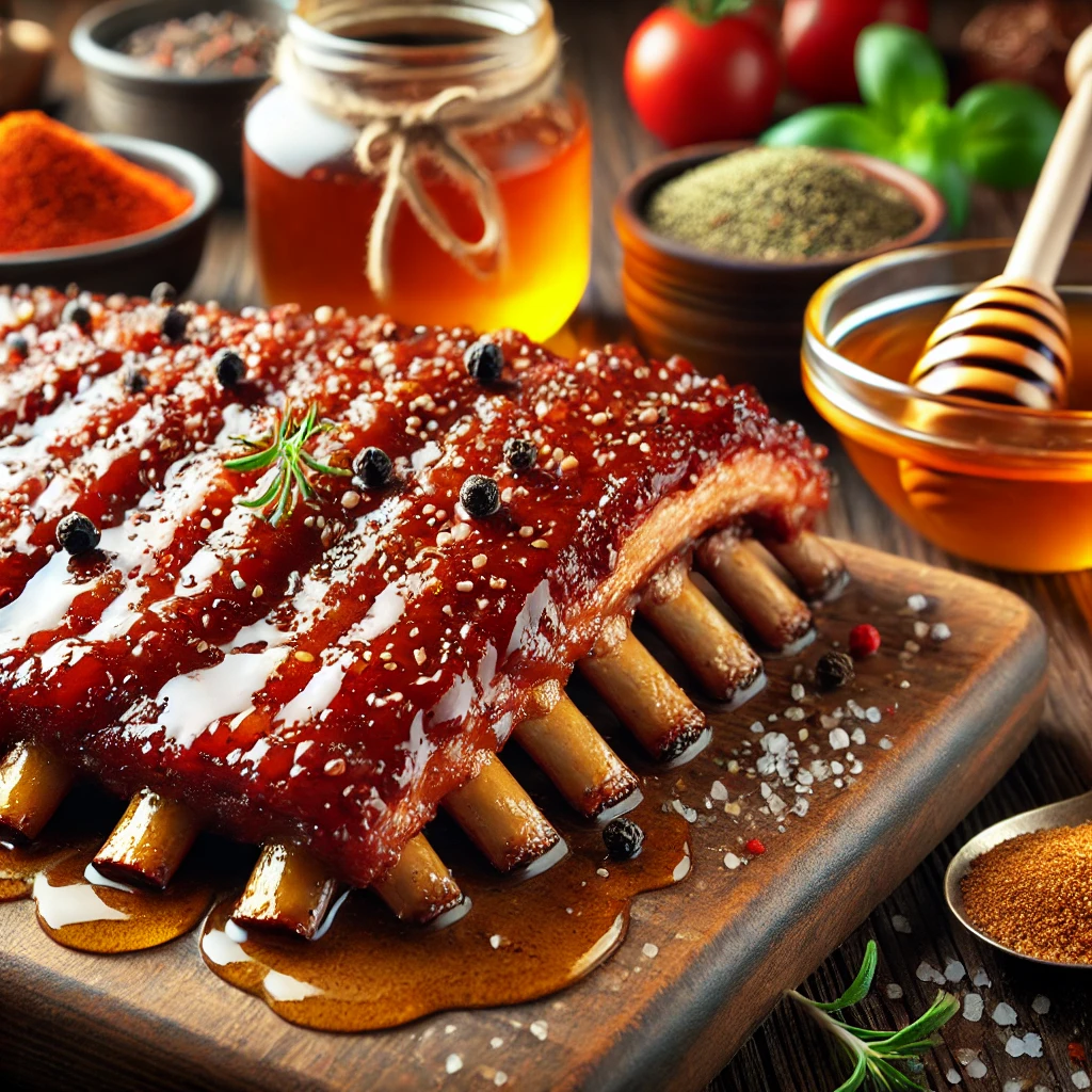 Is honey a good binder for ribs?