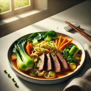 What does beef noodles contain?