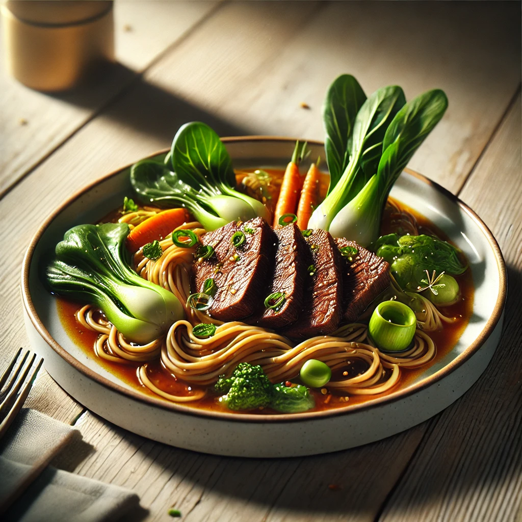 What does beef noodles contain?