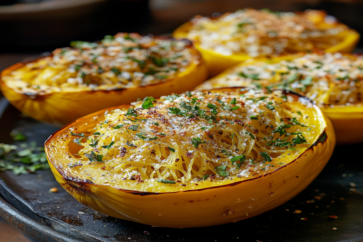 What temperature to roast spaghetti squash?