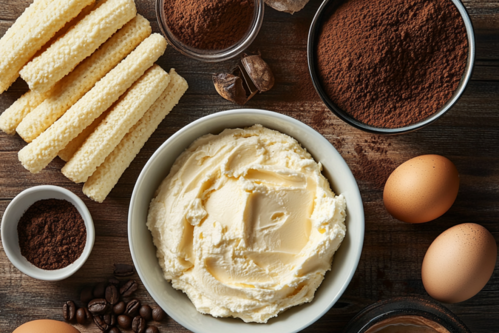 What is traditional tiramisu made of?