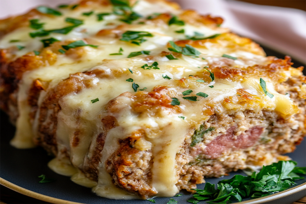 What is the blue in chicken cordon bleu?