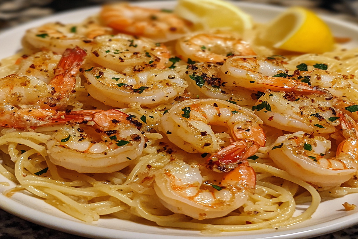 What is Red Lobster shrimp scampi made of?