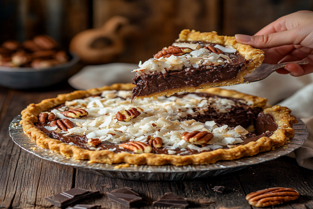 german chocolate fudge pie