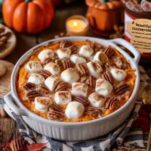 What is sweet potato casserole made of?
