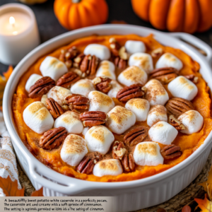 What is sweet potato casserole made of?