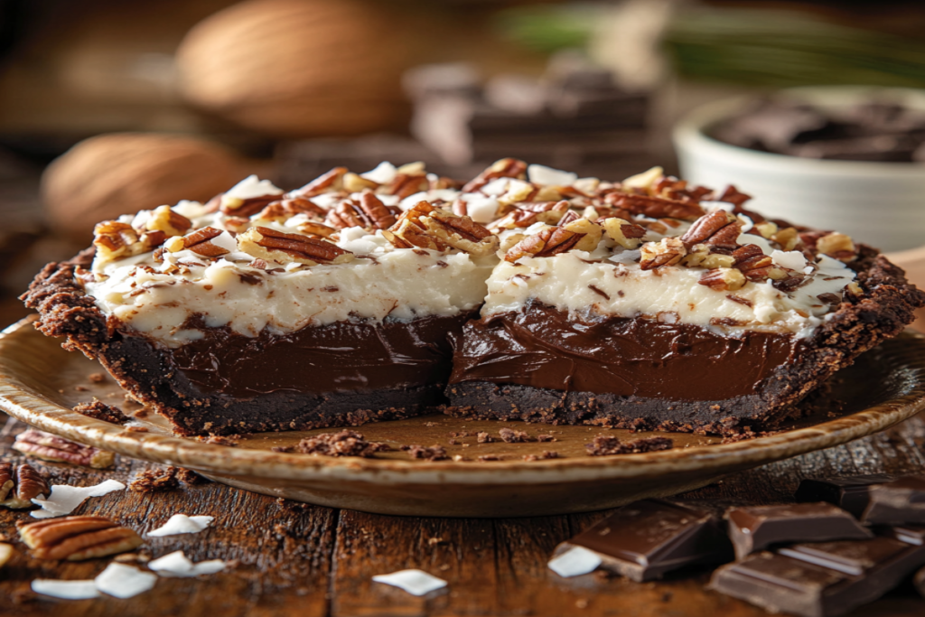 What is German chocolate pie made of?