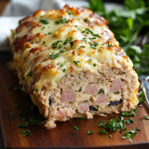 Chicken Cordon Bleu Meatloaf