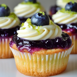 Philadelphia blueberry lime cheesecake cupcakes