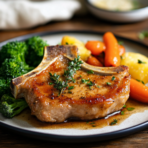 What is the secret to making tender pork chops?
