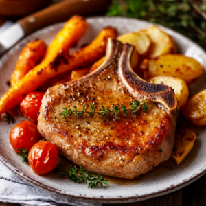 What is the secret to making tender pork chops?