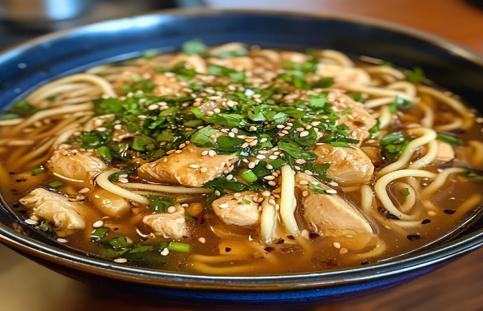 What is chicken noodles made of?