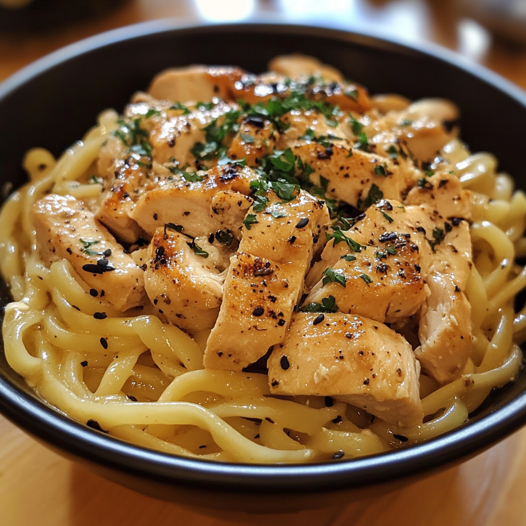 What is chicken noodles made of?