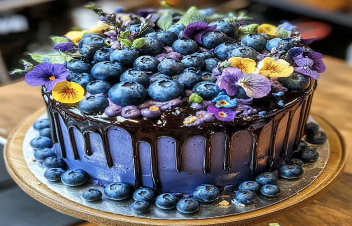 How does blueberry cake taste?