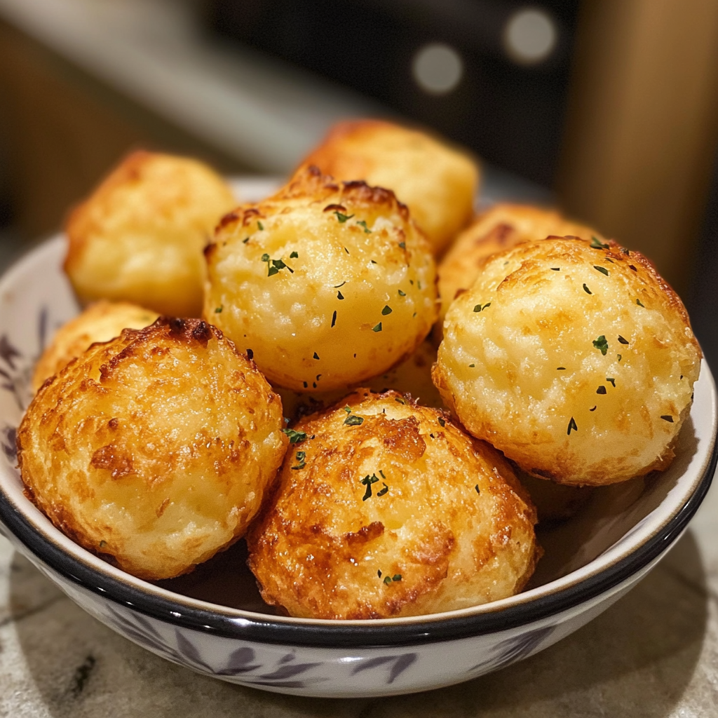 leftover mashed potato cheese puffs