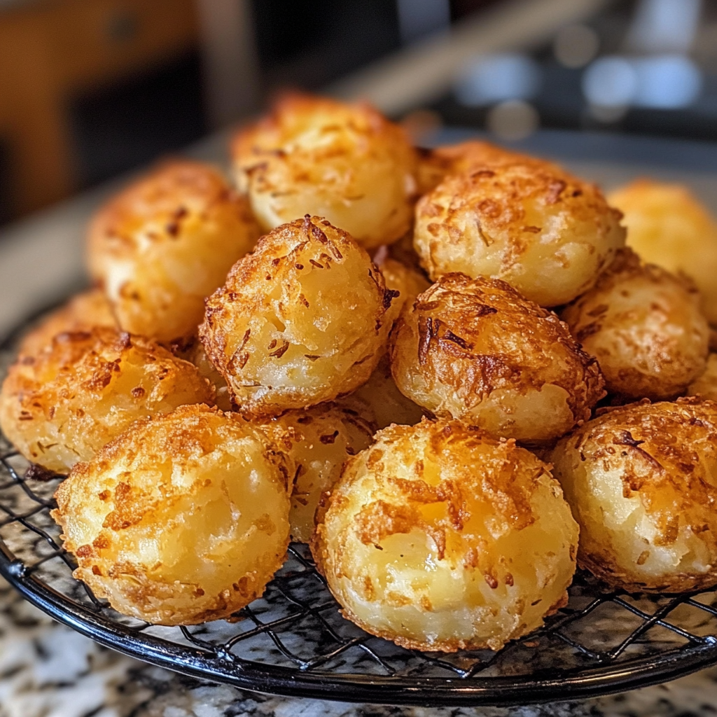 leftover mashed potato cheese puffs