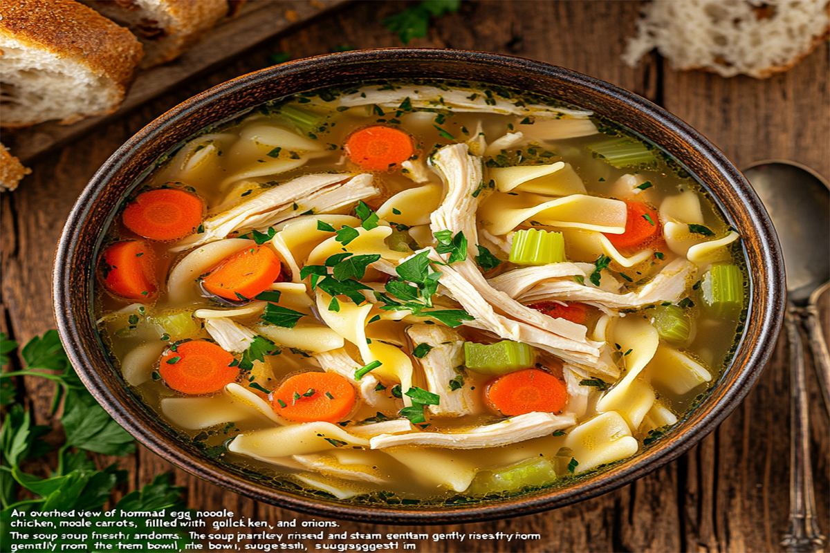 Do you cook noodles before adding to chicken soup?