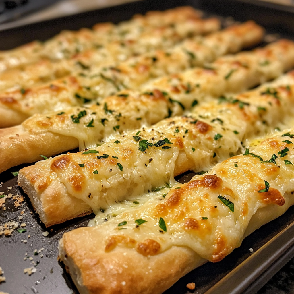 cheesy garlic breadsticks