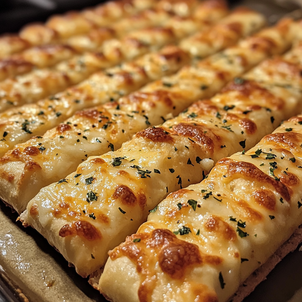 cheesy garlic breadsticks