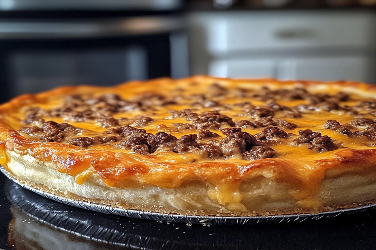 What is cheeseburger pie made of?