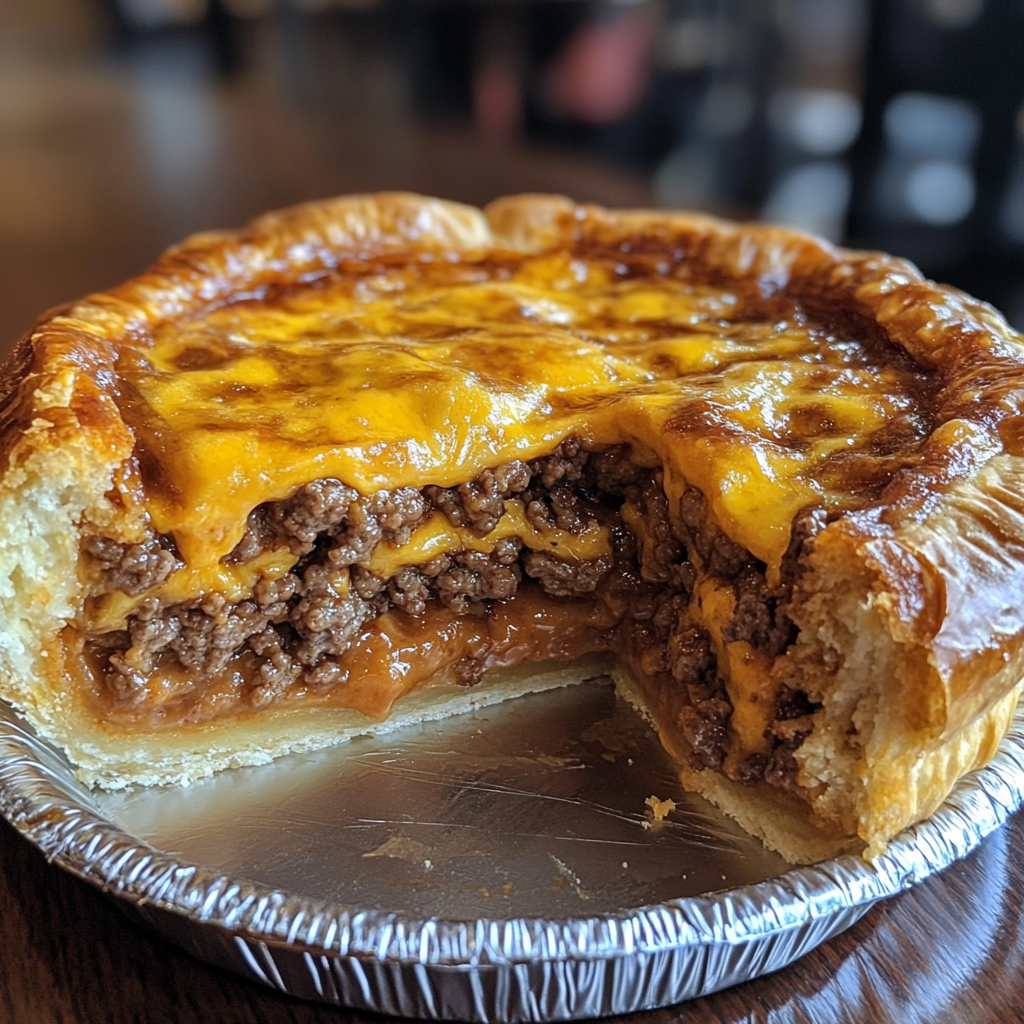 What is cheeseburger pie made of?