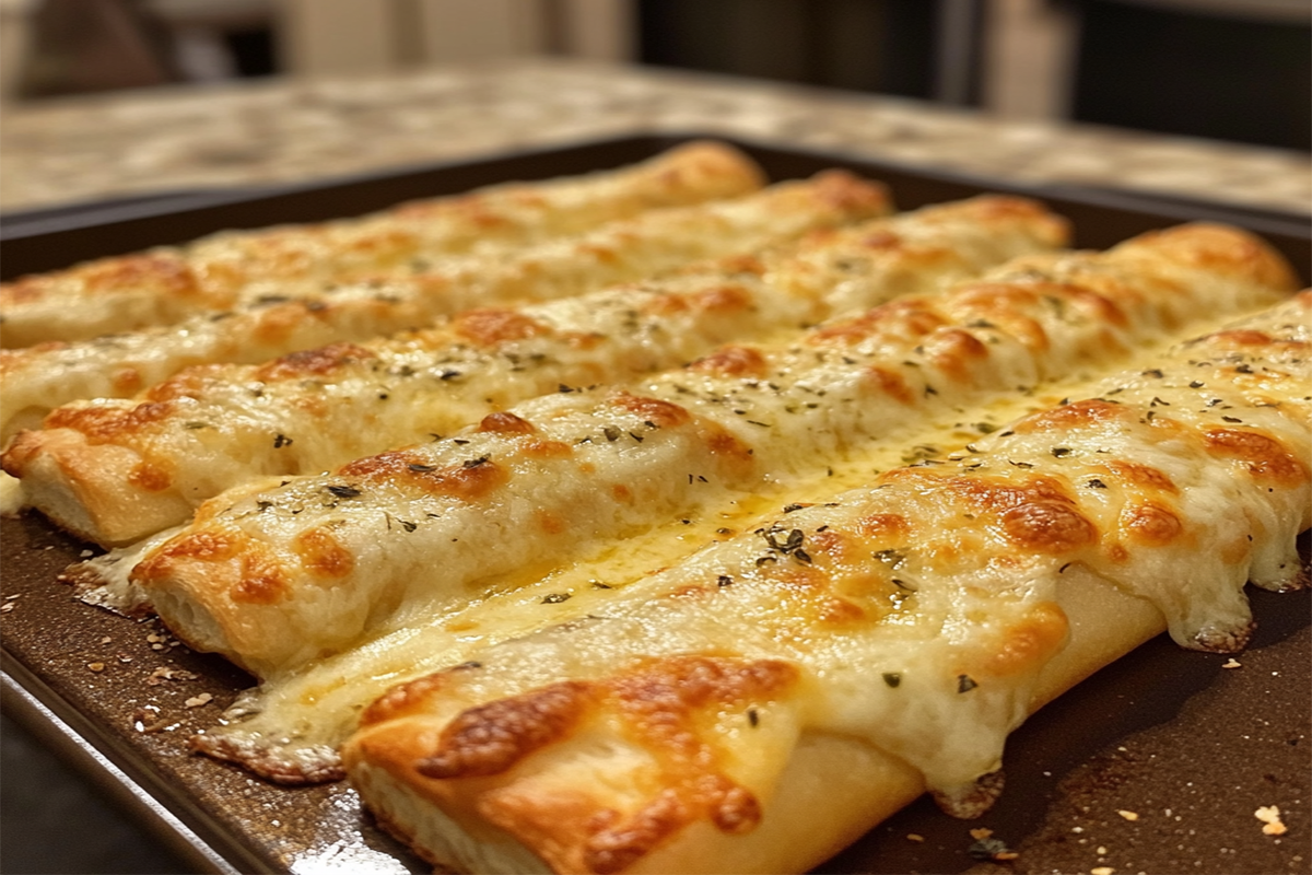 cheesy garlic breadsticks