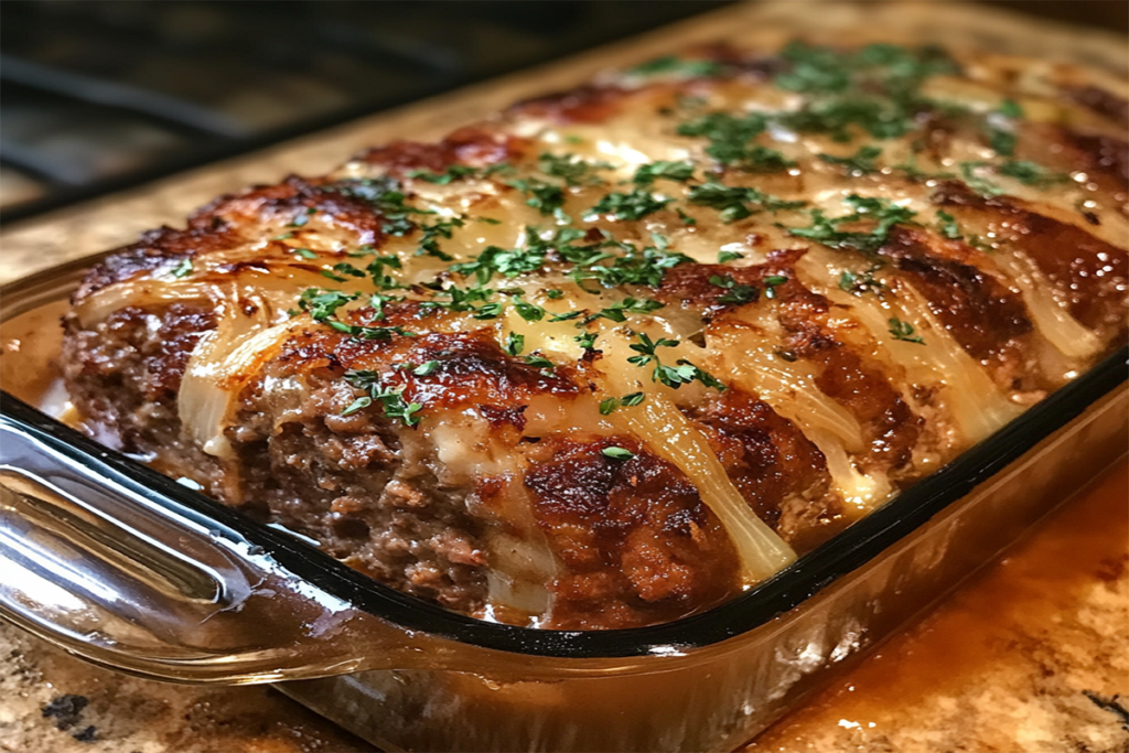 french onion meatloaf